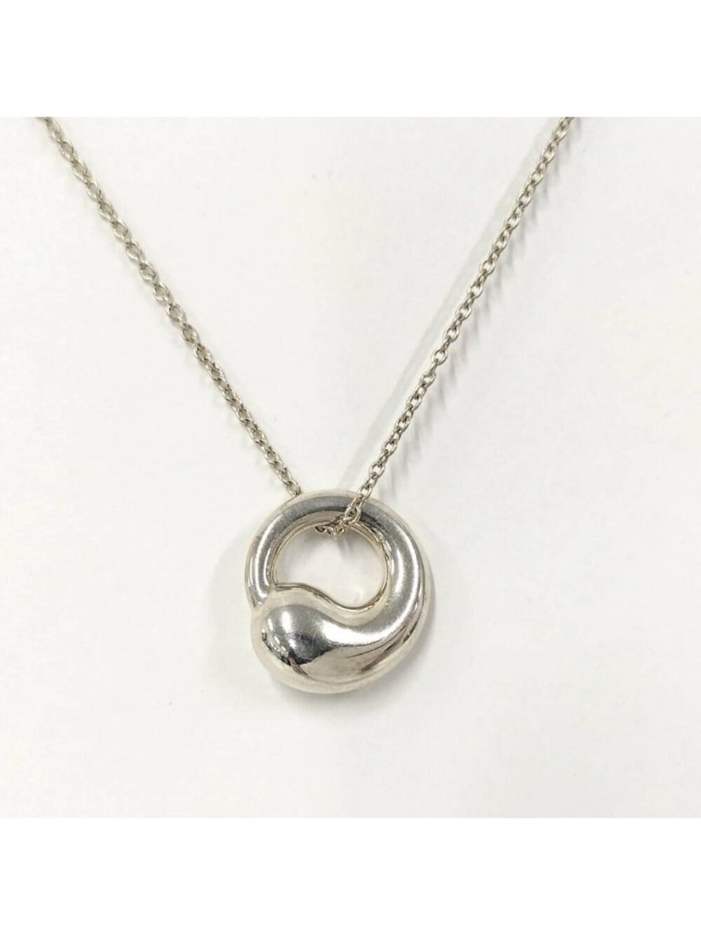 Tiffany & Co Eternal Circle Necklace Silver
